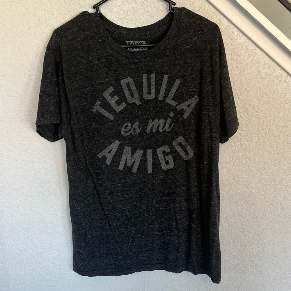 Fifth Sun Charcoal 'Tequila Es Mi Amigo' Tee